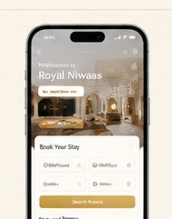 The Niwaas app's home screen